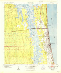 1949 Map of Jacksonville Beach, FL — High-Res | Pastmaps